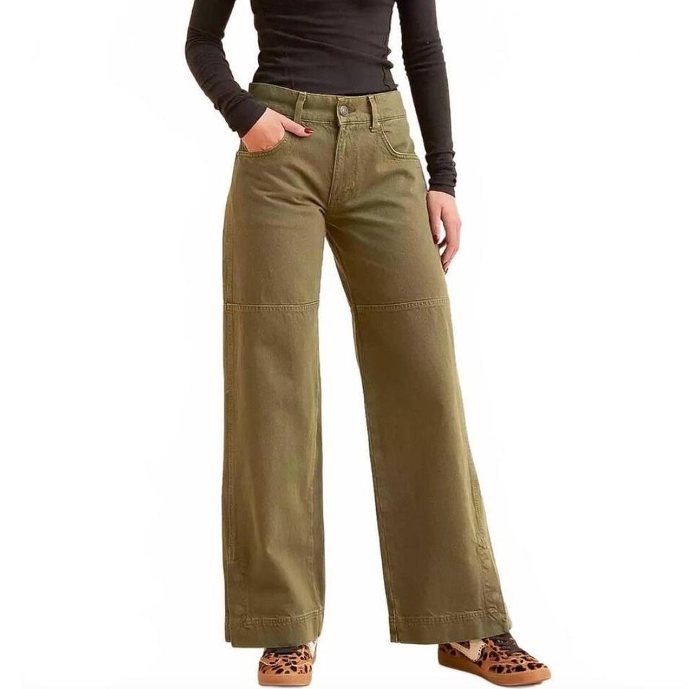 WE THE FREE x FREE PEOPLE Benji Relaxed Wide Leg Pant NWOT - Picture 3 of 15